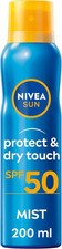 Protect & Dry Touch Refreshing Sun Mist Spray SPF50 (200Ml), Water-Resistant Sun 47.75 per litre