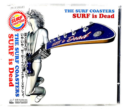 The Surf Coasters - Surf is Dead (CD, 2000, West Ghost, Japan, OBI) Surf