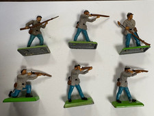 Britains Ltd Deetail Soldiers   Lot of 6  Vintage Military Toy