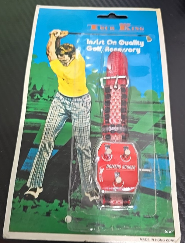 Vintage Tour King Wrist Score Caddy Hong Kong New