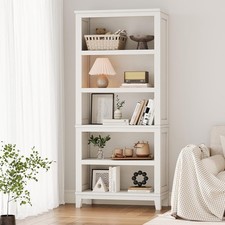 Libreria moderna in legno a 5 ripiani 180cm - Scaffali regolabili