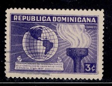 DOMINICAN REPUBLIC CARIBBEAN STAMPS USED LOT 77493