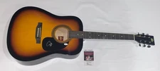 GRACIE ABRAMS SIGNED 38 INCH SUNBURST ACOUSTIC GUITAR GOOD RIDDANCE JSA COA