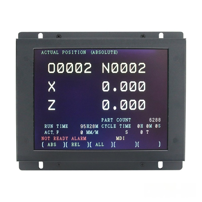 Industrial LCD Display For FANUC 9" Old CRT A61L-0001-0093 D9MM-11A MDT947B-2B#