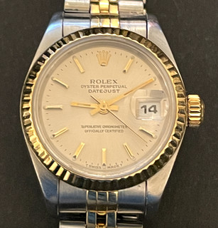 1996 Rolex Datejust Ladies Watch 69173 Two Tone Steel & 18K Jubilee Bracelet