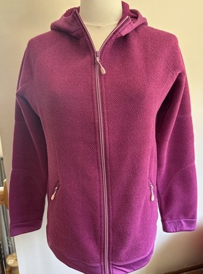 Crane Snow Extreme Teens Full Zip Hood Jacket. Magenta Size 14. Spring Ski