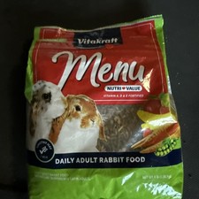 MENU Premium Rabbit Food - Timothy Hay Pellets Blend, Vitamin & Mineral