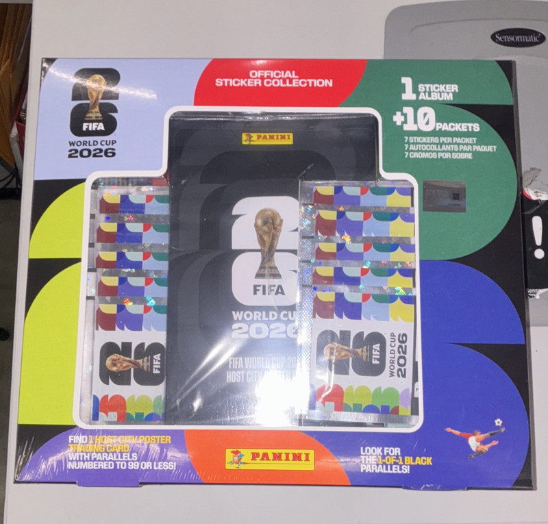 Panini FIFA World Cup 2026 Soccer Stickers Album Parallels English ARG/CA/USA