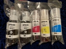 Genuine Epson 502 Ink Combo Pack for ECO-TANK ET-2850 3850 4850 Printers-OEM-4PK