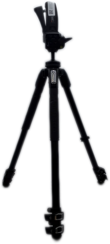Manfrotto 190 Aluminum Tripod Camera 63in Max 15.4lb - Image 2 of 4