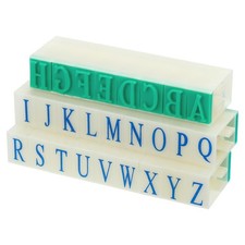 Detachable Letter Stamp Plastic 17mm 26 Digits Font Size 1 Alphabet A-Z Set