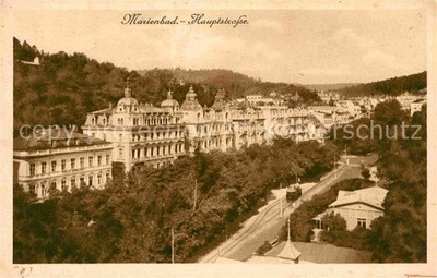 Marienbad Tschechien Boehmen Hauptstrasse