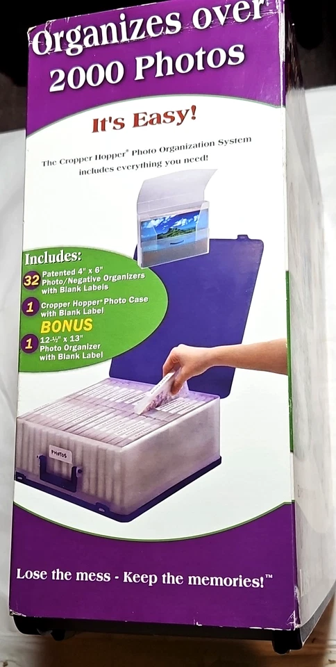 Cropper Hopper Photo Organization System 34 Pieces 2000 Photos Storage NEW Ppd2U - Image 2 of 4