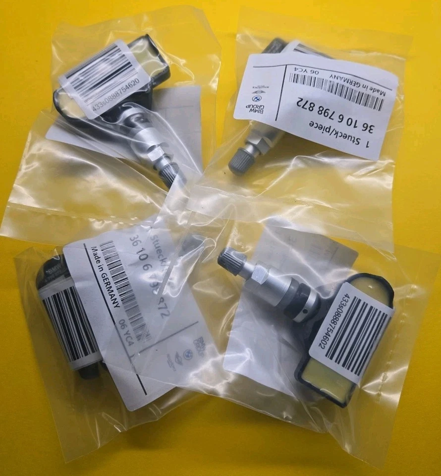 Sensor de monitoreo de presión de neumáticos TPMS 433 MHz 36106798872 para BMW X1 X3 Z4 M5 Foto 3 de 4
