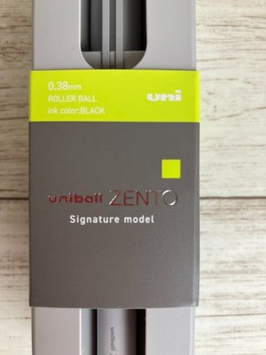 Mitsubishi Uniball Zento Signature 0.38mm Silver UB-ZH-38