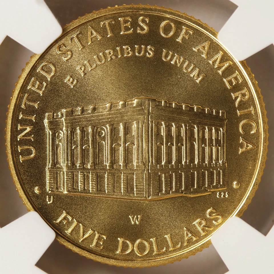 2001-W $5 Capitol Visitor Center Gold Commemorative NGC MS70 - Image 4 of 4