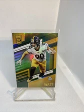 2022 Donruss Elite TJ Watt Green Foil Parallel #68 Steelers