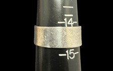 Vintage Signed 925 Sterling Silver Wide Band Ring Size 14.25