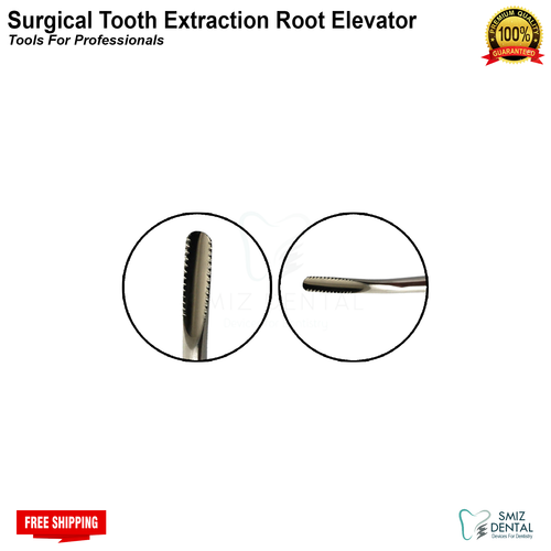 Dental Root Elevator Serrated #77R Extractions Elevators Surgical Instrument - Picture 8 of 8
