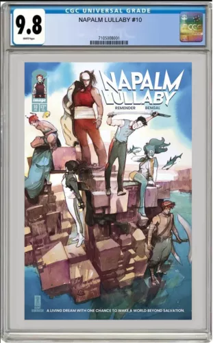 NAPALM LULLABY #10 CVR B INC 1:15 GREG TOCCHINI  CGC 9.8 PRESALE 3.26
