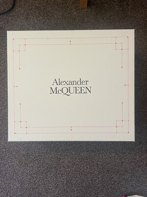 Alexander McQueen Leerkarton und Schuh-/Stiefeltasche 