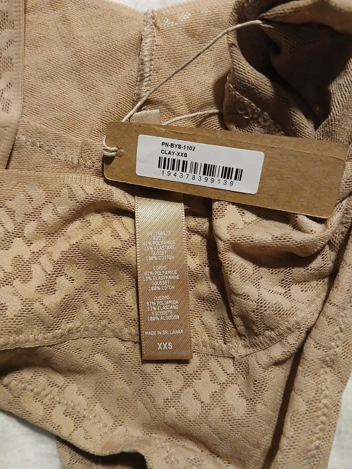 Calcinha hipster feminina logotipo malha menino XXS argila PN-BYS-1102 G80 - Imagem 3 de 3