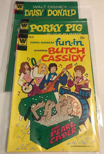 Lot of 3 Comic books 1974 Hanna Barbera Butch Cassidy Porky Pig Donald and Daisy