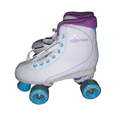 Roller Derby Roller Star 600 Women's Size 7 White Blue Purple