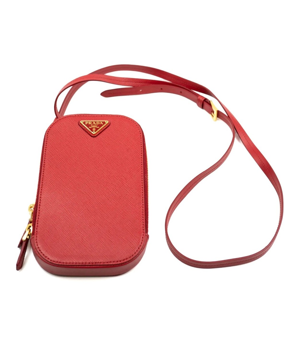 Prada Mini Crossbody Bag Saffiano Leather Red | eBay Prada Mini Crossbody Bag Saffiano Leather Red | eBay
