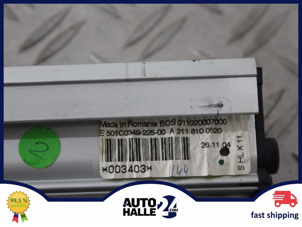 92803 Persiana lateral persiana de protección solar trasera izquierda 2118100520 mercedes-benz e 280 Foto 3 de 4