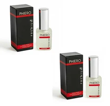 Phiero Premium For Men Best Eau de Cologne Pheromones to Attract Women 2 Bottles