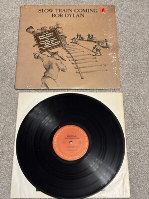 Bob Dylan Slow Train Coming Columbia FC 36120 LP Hype Sticker Shrink Wrap VG+