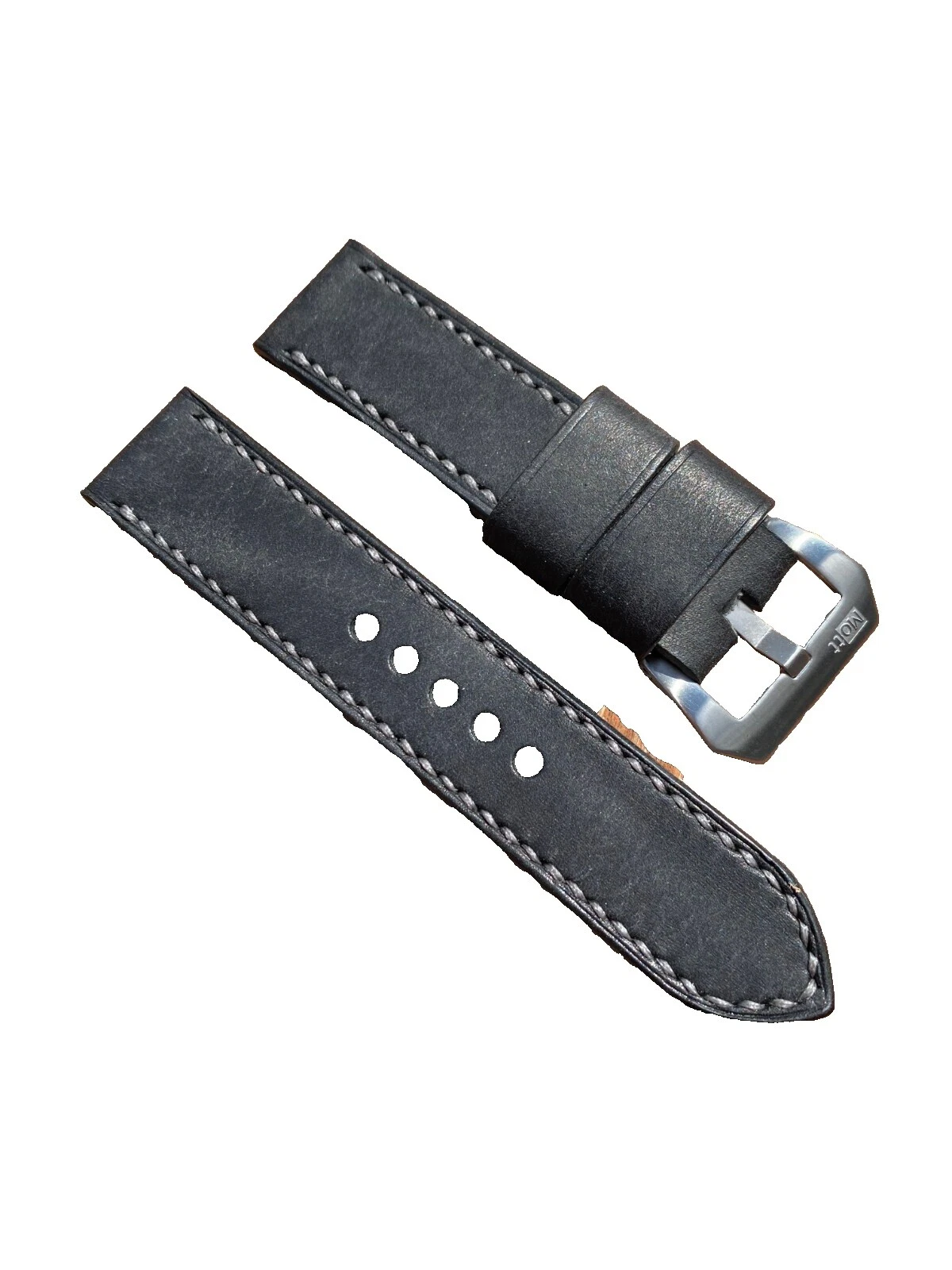 Reloj Pulsera Negro de lona Handmade Bandas