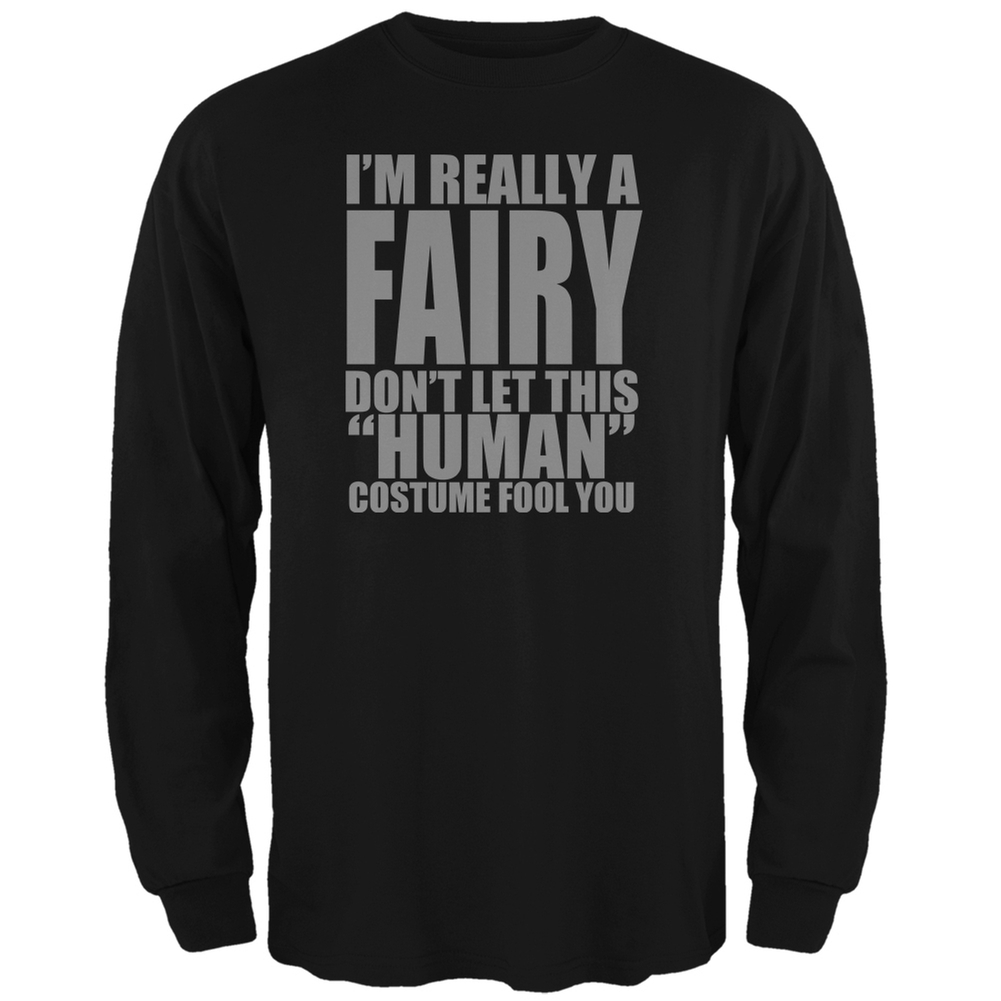 Halloween Human Fairy Costume Black 