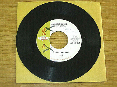 PROMO R&B 45 RPM - JESSE BELVIN - JAMIE 1145 - ''GOODNIGHT MY LOVE'' + ''MY DESIRE''