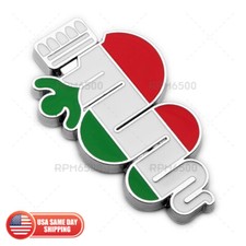 Alfa Romeo Italian Flag Side Rear Boot Trunk Emblem Logo Badge Sticker Nameplate