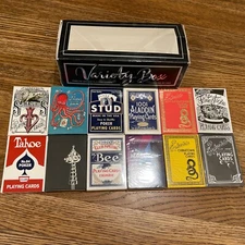 Dan and Dave Variety Box - Playing Cards - 12 Deck Curated By D&D - Sealed Decks