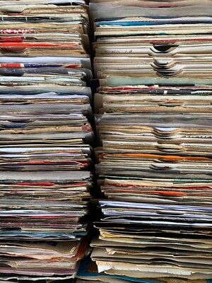 JOB LOT OF 15 DIFFERENT THE BEATLES AND RELATED  VINYL  7'' SINGLES