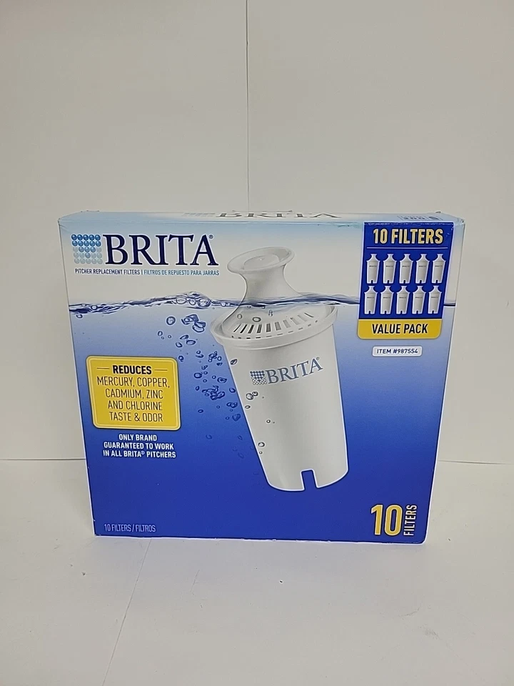 Brita 987554 Pitcher Replacement Filters 10 Pack Sealed Filters - Image 2 of 4