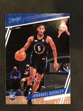 2021 Panini Chronicles Prestige #63 Immanuel Quickley Rookie Card RC NY Knicks. rookie card picture