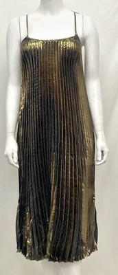 NWT Johnny Was Jade Golden Gem Pleated Midi Dress - XL - JW44811024