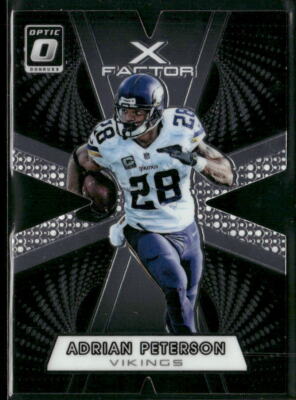 Adrian Peterson 2016 Donruss Optic X-Factor #2 - Minnesota Vikings