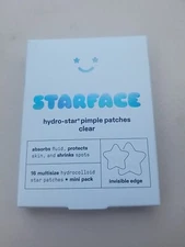 Starface Hydro-Star Pimple Patches Clear 16ct. Invisible Edge Stars New in Box