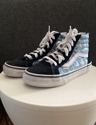 Vans Girls' Sk8-Hi Llama Zip Shoes Size