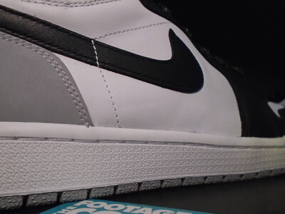 NIKE AIR JORDAN 1 RETRO HIGH OG I BARONS SAMPLE WHITE BLACK GREY