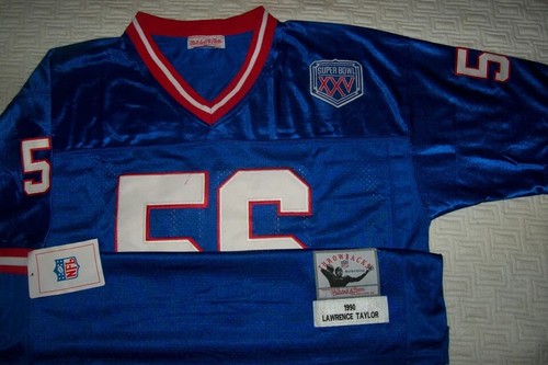 NEW! LAWRENCE TAYLOR NY GIANTS MITCHELL & NESS 1990 authentic jersey sz XL (50) - Picture 2 of 4