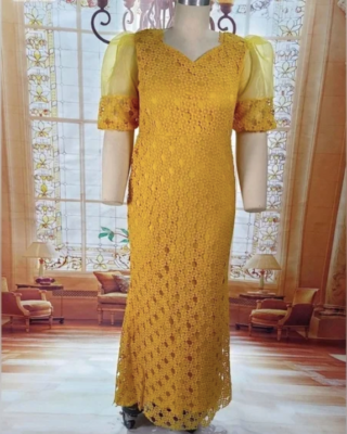 chinese dress ladies Shona Joy - Martine Lace Gathered Maxi Dress main image 0