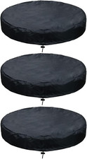 3 Pack 55 Gallon Drum Lid Cover Fits Most Water Barrel and Trash Can Waterproof