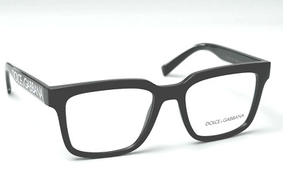 New Dolce & Gabbana Reading Glasses DG 5101 501 52-18 145 Black Frames Reader