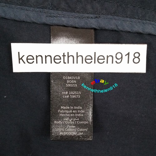FIELD JACKET COAT DARK INDIGO MENS SIZE 